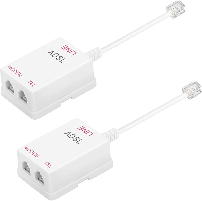 Uvital in-Line DSL Filter Splitter, ADSL Splitter Filter, DSL Filter by Uvital