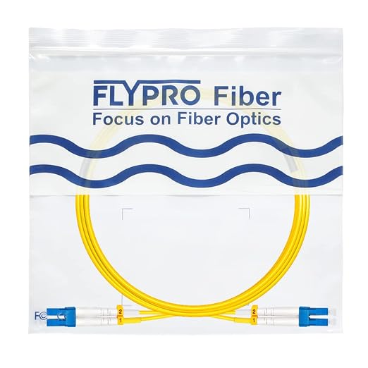 FLYPROFiber- 15M OS2 LC to LC Fiber Patch Cable | Length Options: 0.2m-300m - Image 7