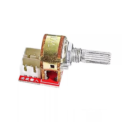 Double Gang Potentiometer Sound Control Module B10K/B50K/B100K for Auditory Projects Stereo Adjustment Board Double Gang Potentiometer
