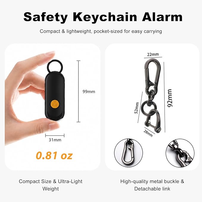 Personal Safety Alarm, GPS Tracker Keychain - Image 5