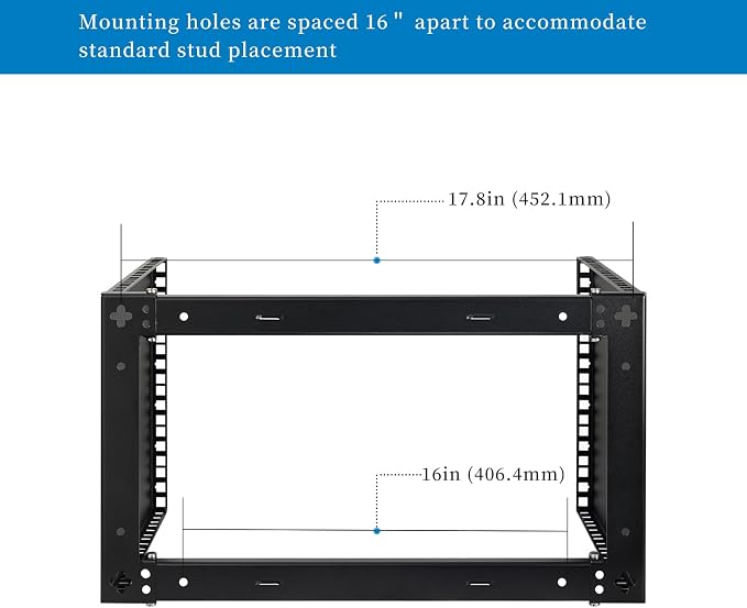 RackPath 6U Wall Mount Network Rack - Image 4