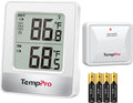 TempPro 500FT Indoor Outdoor Thermometer Wireless, Outdoor Thermometers by TempPro