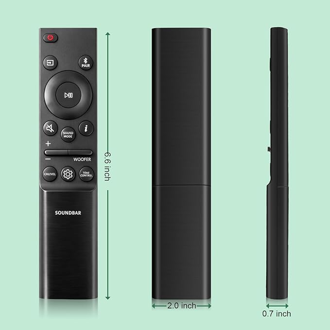 AH81-15047A for Samsung Soundbar Remote Control Replacement,Compatible with Samsung Soundbar Home Theater/Surround Sound Audio Systems