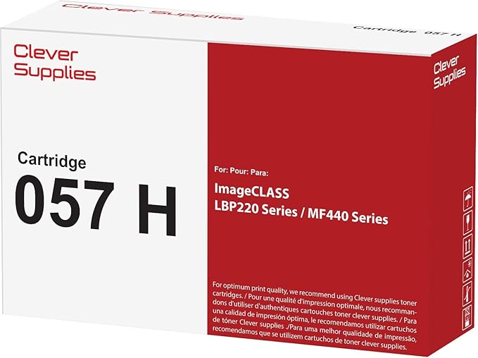 057H Toner Cartridge Replacement Compatible for Canon 057H High Yield Compatible with imageCLASS MF449dw MF448dw MF445dw LBP228dw LBP227dw LBP226dw (Black, 1-Pack)