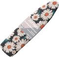 ZCFYGDX Breathable Ironing Board Cover,Resist Scorch Polyester & Staining,Wear & Soil Resistant Covers, Easy Installation 3 Fasteners,Elastic Edges (14 x 45 inch) Oil Painting White Daisy Print