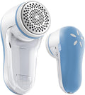 POPCHOSE Fabric Shaver, Lint Remover for Clothes, Electric Lint Shaver with 6-Leaf Blades, Sweater Shavers to Remove Pilling for Clothing, Couch, Furniture, Fuzz, Lint Ball, Bobbles, Light Blue
