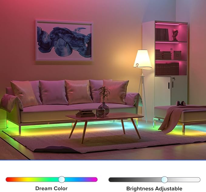 BTF-LIGHTING RC09RFB & C04RF RF 2.4GHz Wireless Tuya Controller Kit Magnetic Wall-Mounted, Dim Brightness/Color,Touch Slide Control for PWM(+ R G B W) 5PIN SMD FCOB RGBW LED Strip DC5V DC12V DC24V