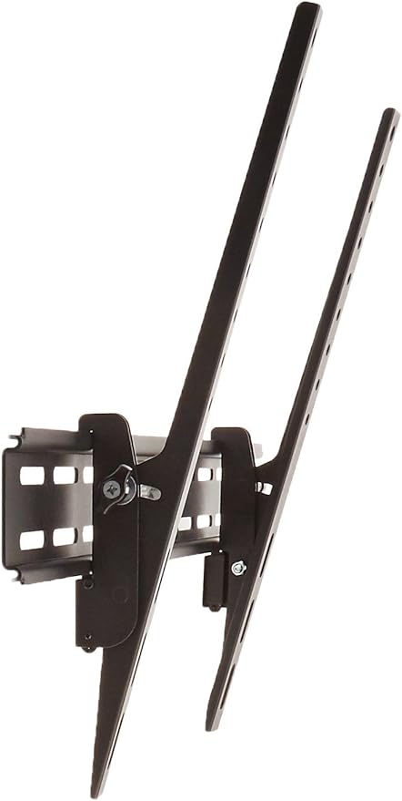 Amazon Basics Heavy-Duty Tilting TV Wall Mount for 37" to 80" TVs up to 120 lbs, Black