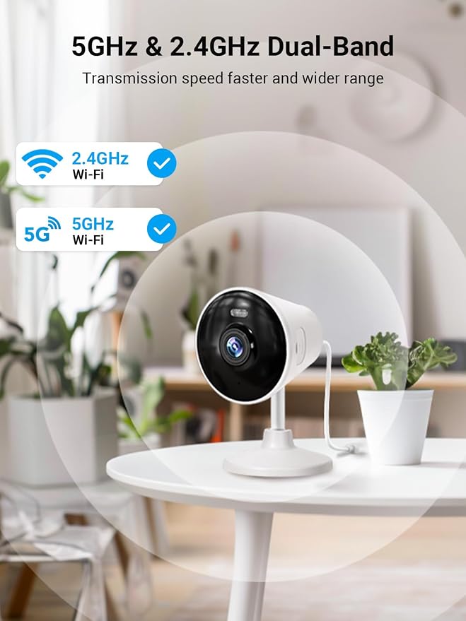 Rocktone 5G & 2.4G Indoor/Outdoor Security Camera - Image 2
