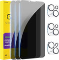 PEHAEL 3+3Pack for iPhone 13 Privacy Screen Protector by PEHAEL