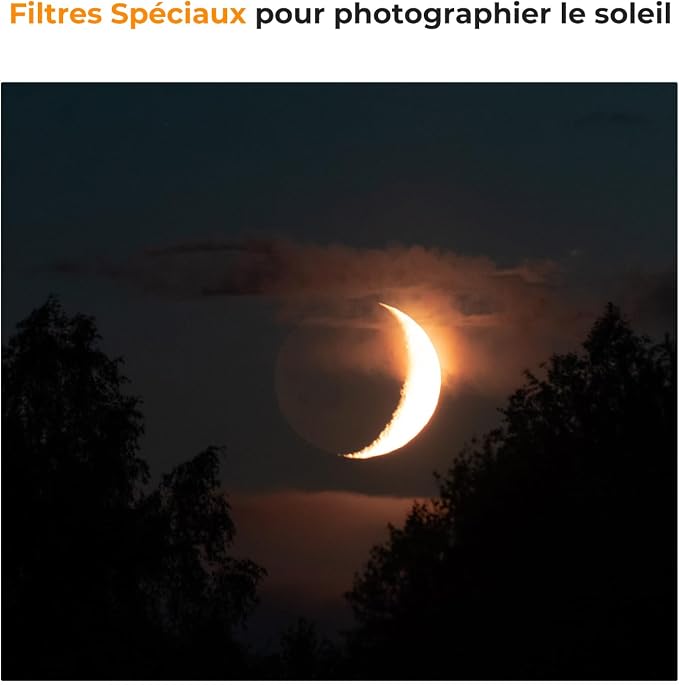 K&F CONCEPT 77mm ND1000000 ND Lens Filter Solar Eclipse Neutral Density Camera - Image 3