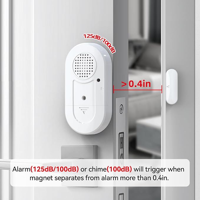 Sanjie Door Alarms When Opened, Door Window Alarm Sensors - Image 2