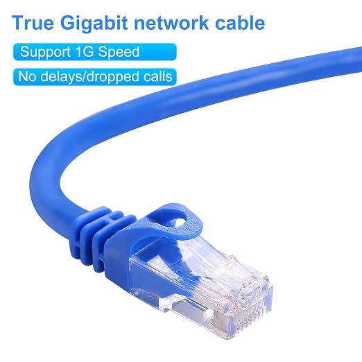 CAT 6 Ethernet Cable 25 FT, Indoor High-Speed 10Gbps Snagless Long CAT6 25 FT - Image 7