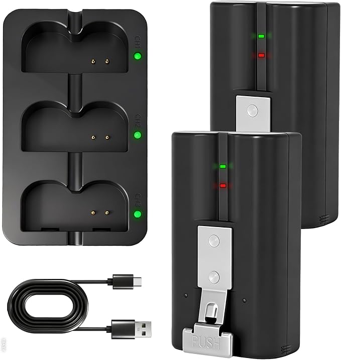 Doorbell Battery Chager Kit 2 Packs 6040mAh Ring Doorbell Replacement Battery by WelcometoSpicula