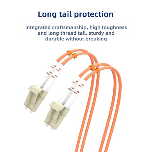 Om1 LC to LC Fiber Patch Cable, 35M/114.8FT Multimode Duplex 62.5/125µm Fiber - Image 5