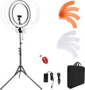 18-Inch Ring Light, 55W Dimmable 5500K Light by LDGHO