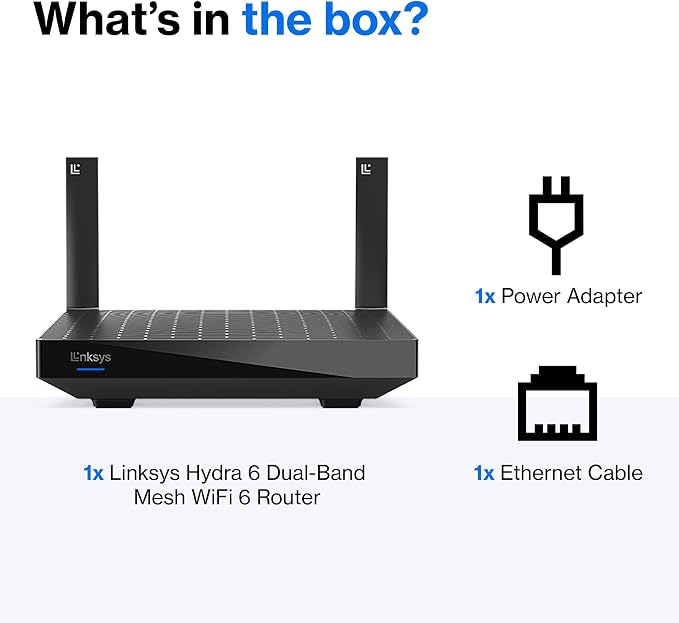 Linksys MR20EC | Dual-Band Mesh WIFI 6 Router | 3.0 Speeds | Connect 25+ - Image 5