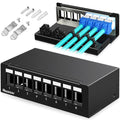 Patch Panel 8 Port Keystone Network STP Blank Patch Panel Compatible by PBAEGAV