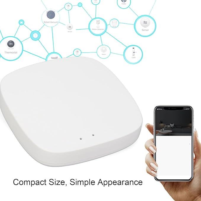 TOOLSGO For Zigbee Smart Gateway for Tuya APP Remote and Voice Control Wireless Multi Mode Gateway Device for Intelligent Appliances