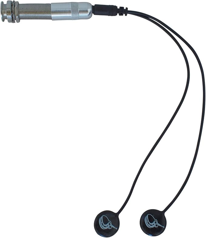 Journey Instruments Passive Piezo Bass Pickup – EP002K Two Balanced German-made Passive Pickup Elements – Piezo Pickup for Bass Guitars (Ceramic)