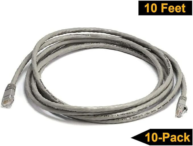 iMBAPrice 1' Cat5e Network Ethernet Patch Cable, 10 Pack - Image 5