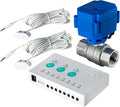 iSpring LS43 Water Leak Detector Alarm System, Automatic Shut-Off Valve and 2 by iSpring