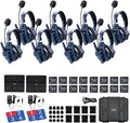SYNCO Xtalk Master Wireless Intercom Headset System,8 Person 2.4GHz 500m/1640ft Headset with Noise Reduction Program,Real-time Monitoring