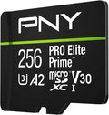 PNY 256GB PRO Elite Prime™ C10 U3 V30 A2 microSDXC Flash Memory Card – by PNY