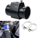Dewhel Aluminum Black Water Temp Meter Temperature Gauge Joint Pipe Radiator by DEWHEL