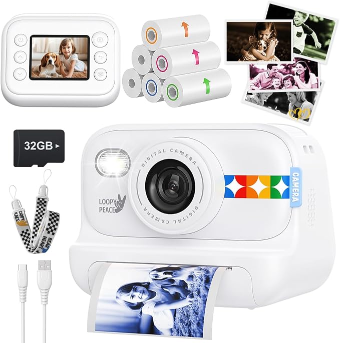 Kids Color Instant Print Camera – Kids Camera by orantronx