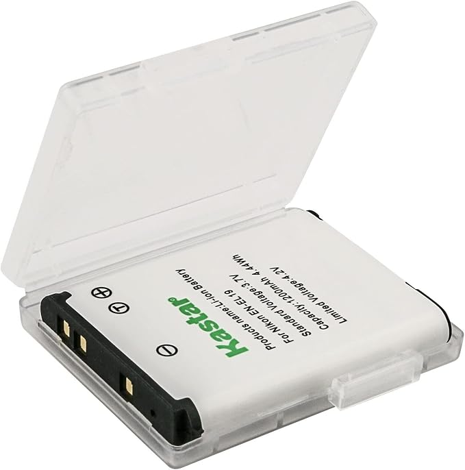 Kastar 2-Pack EN-EL19 Battery and AC Wall Charger Replacement - Image 2