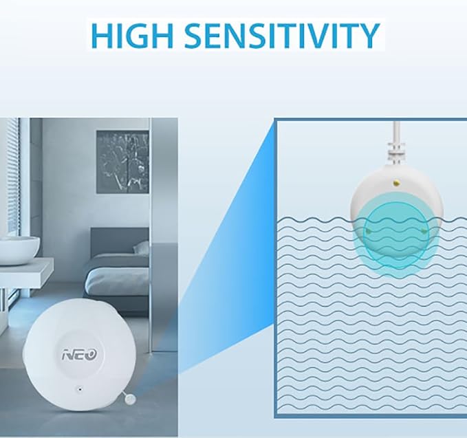 NEO Z-Wave Plus 700s Water Leak Sensor, Smart Water Detector - Image 3