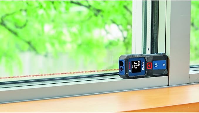 BOSCH GLM100-23 100 Ft Blaze Laser Distance Measure, Includes 2 AA Batteries