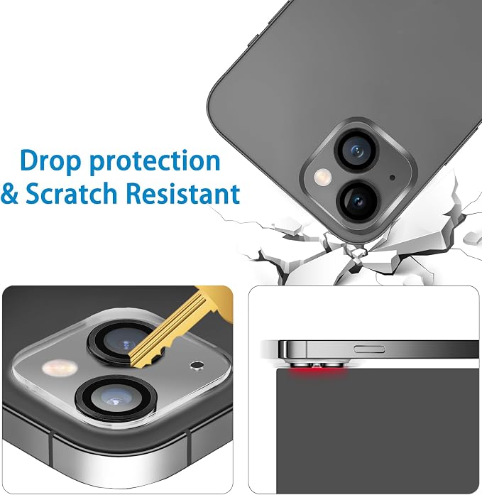 Dengduoduo 3 Pack Tempered Glass Camera Lens Protector - Image 5