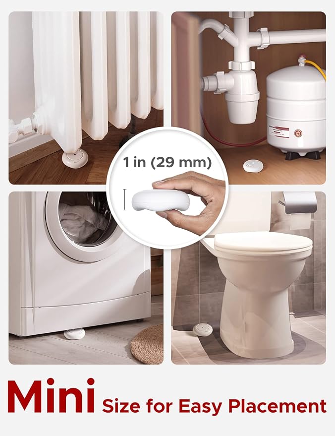 X-Sense Wi-Fi Water Leak Detector, Smart Water Sensor Alarm, Water Detector - Image 6