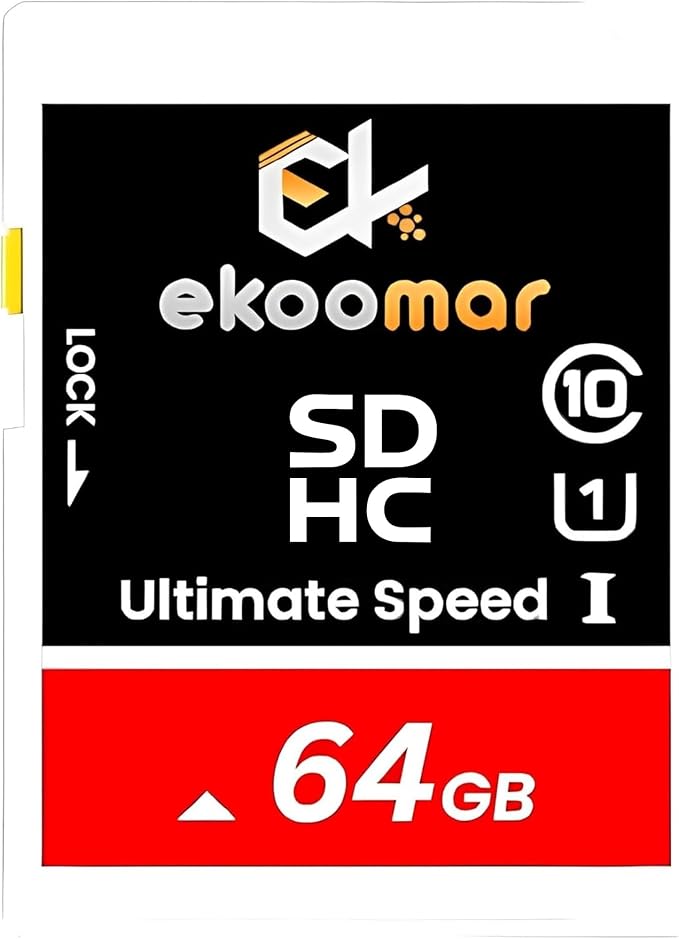 Card - Class 10, High-Speed Memory Card by Ekoomar