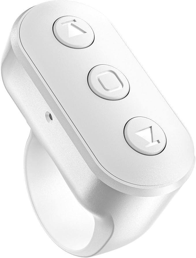 Wireless Ring Phone Zoom Remote by Kefotic