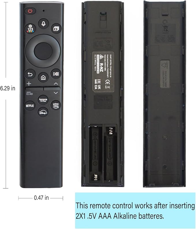 BN59-01385A Voice Universal Remote Control Replacement， for Samsung Smart TV Remote Control. 2018-2024 for Smasung Smart TV The Frame Crystal UHD Neo QLED 4K 8K (1)