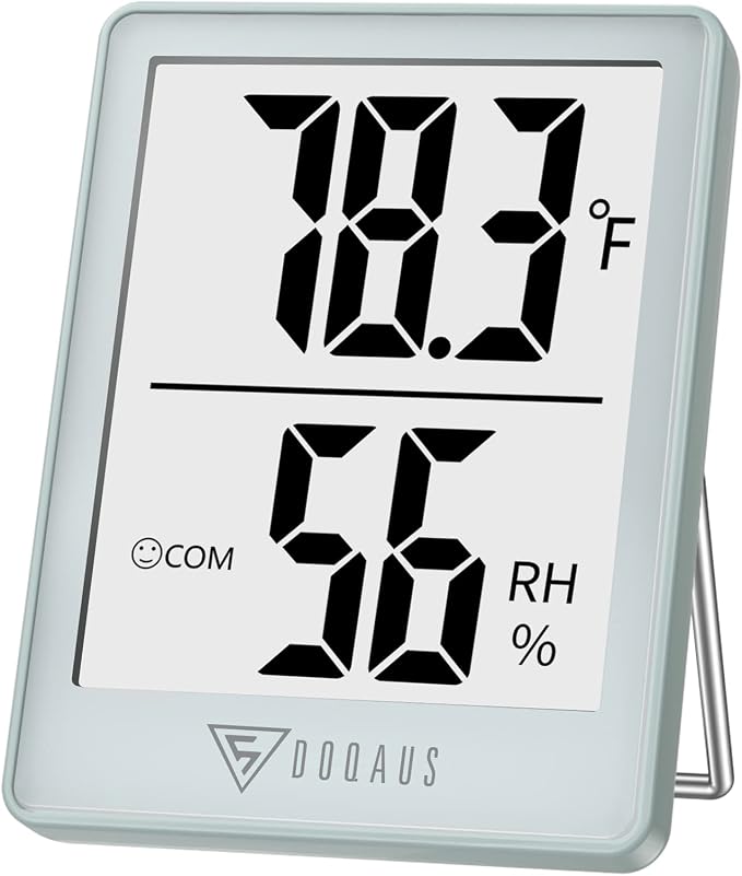 DOQAUS Digital Hygrometer Indoor Thermometer Humidity Gauge Room Thermometer by DOQAUS