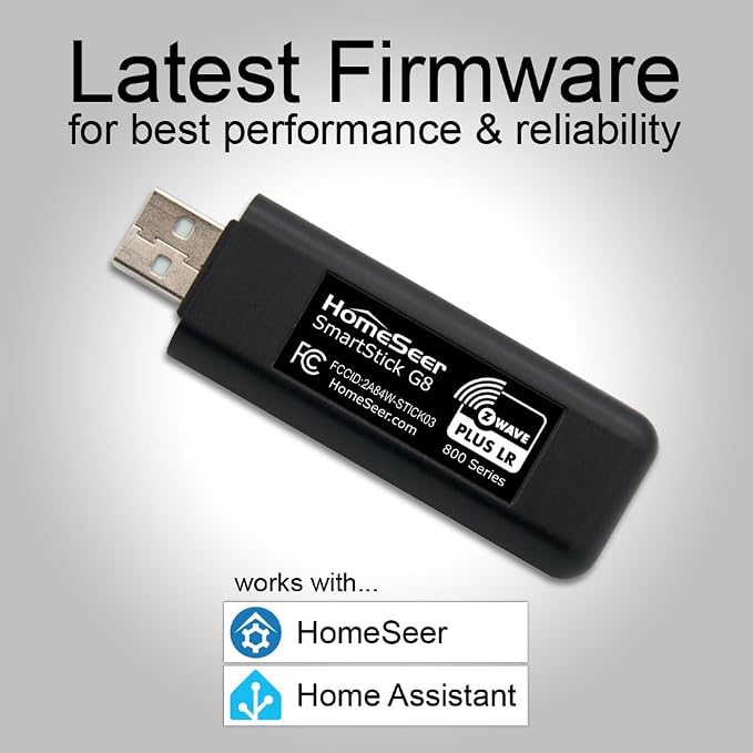 HomeSeer Z-Wave USB Interface/Radio/Dongle, 800 Series Mesh & Long Range Z-Wave - Image 5