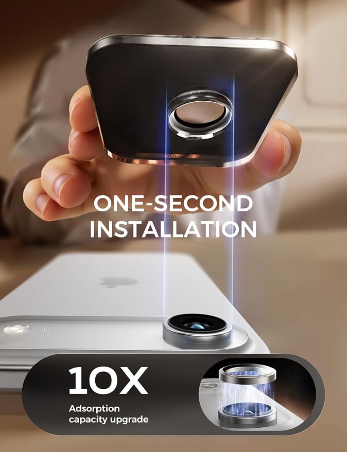 MAGIC JOHN for iPhone Air Camera Lens Protector 9H Aerospace Tempered Glass - Image 2