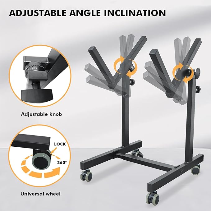 UPELLA Heavy Duty Amplifier Stand, Adjustable Amps Speaker Cabinet Stand Combo Holder, Audio Rack, Guitar Amplifier Stand