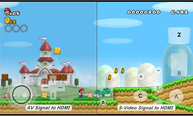 Arector N64 to HDMI Converter, HDMI Converter Supports 4:3/16:9 Ratio Conversion, Compatible for Nintendo 64/SNES/NGC/SFC
