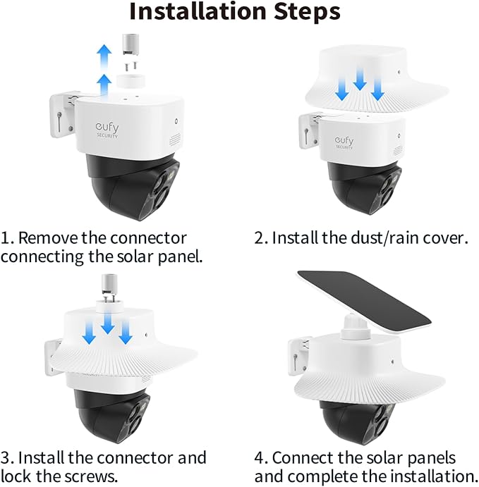 Rain Cover for Eufy Security SoloCam S340, Protective Weather Shield for - Image 4
