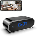 Ovolaptics 1080p Wireless WiFi Clock Video Camera-Home Security Device with Night Vision，Nanny Cam