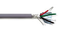 KWANGIL 4C 14AWG AMESB Shielded Cable Wire (UL2464) - Flexible Str TC, PVC Ins, OS+Drain+TC BRD, PVC JKT for CNC Machine, Stepper Motor, VFD Spindle (Gray 25FT)
