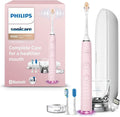 Philips Sonicare DiamondClean Smart 9500 Electric Toothbrush, Sonic Toothbrush with App, Pressure Sensor, Brush Head Detection, 5 Brushing Modes and 3 Intensity Levels, Pink, Model HX9923/21