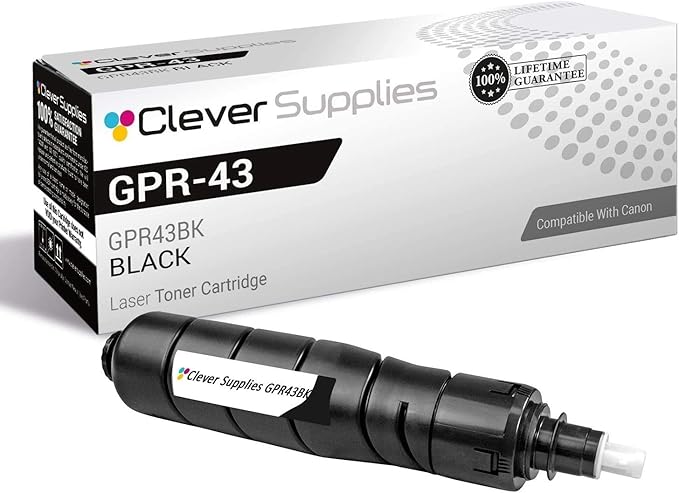 CS Compatible Toner Cartridge Replacement for Canon GPR42 4791B003AA Black imageRUNNER Advance 4045 4051 4245 4251 Page Yield: 34200