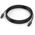 Optical Audio Cable 15 feet, Digital Audio Optical Cable Ultra-Thin Cord by DteeDckDirect
