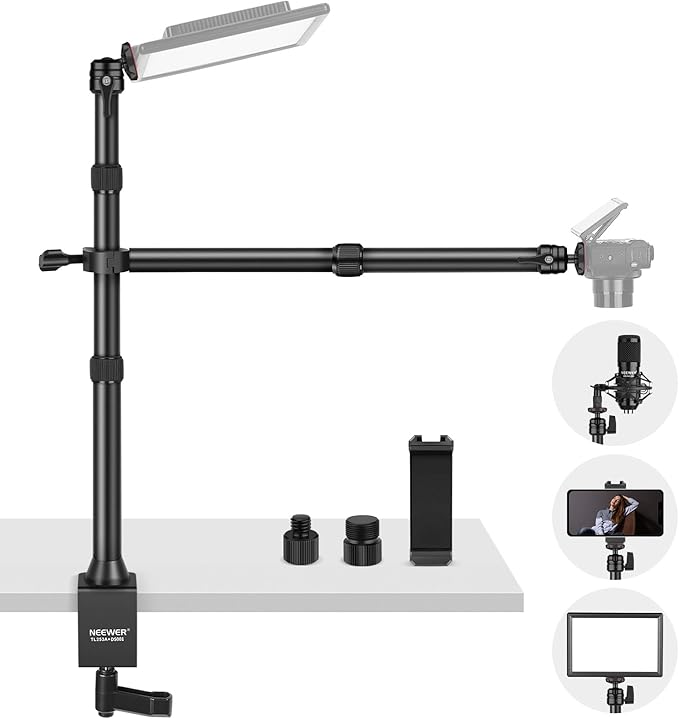 NEEWER TL253A+DS001 Table Camera Tripod by Neewer